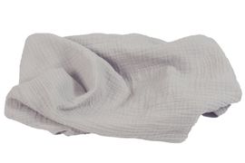 BABYMATEX - Prikrývka bavlnená Muslin Svetlo Sivá 120x80 cm