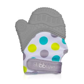 BBLÜV - Glüv Detské rukavice na hryzenie Sivá