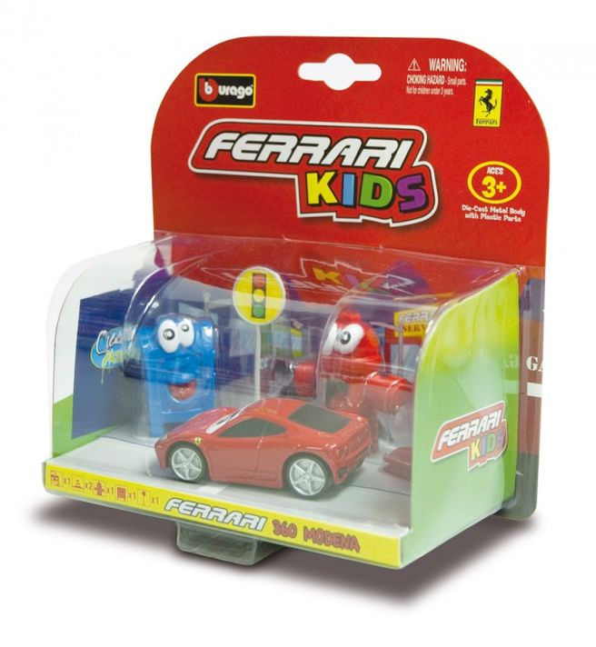 BBURAGO - Ferrari Kids Autíčko s príslušenstvom