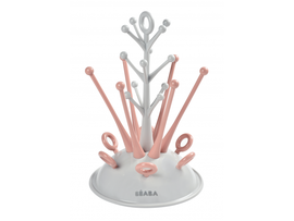 BEABA - Odkvapkávač kojeneckých fľašiek sivá/ružová