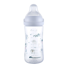 BEBECONFORT - Dojčenská fľaša Emotion Physio 270ml 0-12m + White