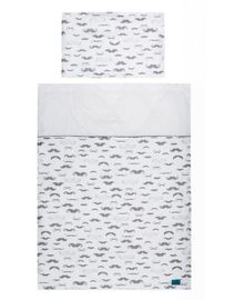BELISIMA - 5-dielne posteľné obliečky Little Man 100/135 sivé