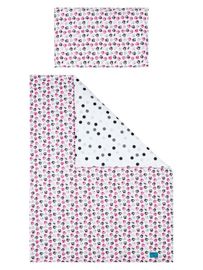 BELISIMA - 5-dielne posteľné obliečky Mačiatka 100/135 ružové