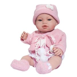 BERBESA - Luxusná detská bábika-bábätko Nela 43cm