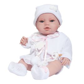 BERBESA - Luxusná detská bábika-bábätko Terezka 43cm