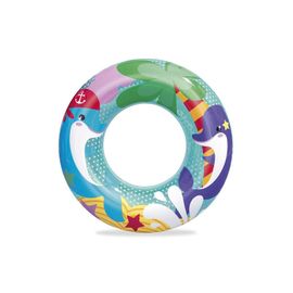 BESTWAY - Detský nafukovací kruh 51cm Delfíny