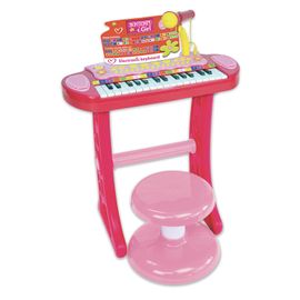 BONTEMPI - Detské elektronické piano so stoličkou a mikrofónom