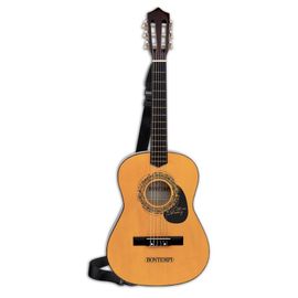 BONTEMPI - Drevená gitara 92 cm s popruhom cez rameno