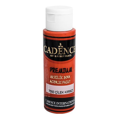 CADENCE - Akrylová farba Premium, červená, 70 ml
