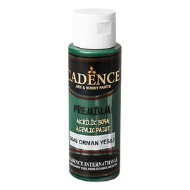 CADENCE - Akrylová farba Premium, tm. zelená, 70 ml