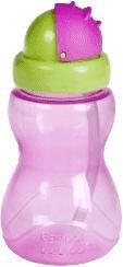 CANPOL BABIES - Fľaša športová so slamkou malá 270ml - ružová