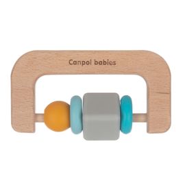 CANPOL BABIES - Hryzačka dreveno/silikónová