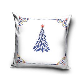 CARBOTEX - Vianočná obliečka na vankúšik Blue Tree, 40/40cm, PNL231233