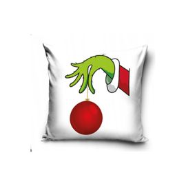 CARBOTEX - Vianočná obliečka na vankúšik Grinch, 40/40cm, PNL237009
