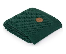 CEBA - Deka pletená v darčekovom balení 90 x 90 Vlny Emerald