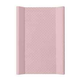 CEBA - Podložka prebaľovacia 2-hranná s pevnou doskou (50x70) Comfort Caro Pink