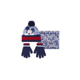 CERDÁ - Zimný set v darčekovom balení (čiapka, nákrčník, rukavice) MICKEY MOUSE, 2200007991