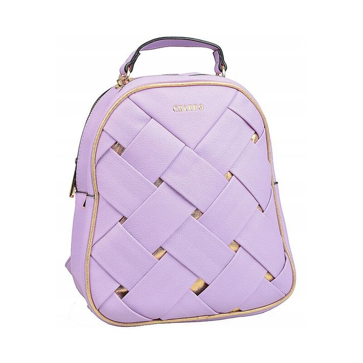 CHARRO - Dámska taška (batoh) dvojkomorová - fialová