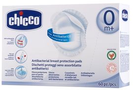 CHICCO - Antibakteriálne tampóny do podprsenky, 60 ks