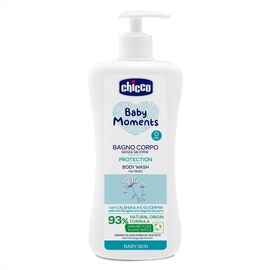 CHICCO - Šampón na telo s dávkovačom Baby Moments Protection 93% prírodných zložiek 750 ml