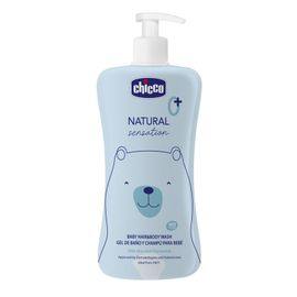CHICCO - Šampón na vlasy a telo Natural Sensation s aloe a kamilkou 500ml, 0m+