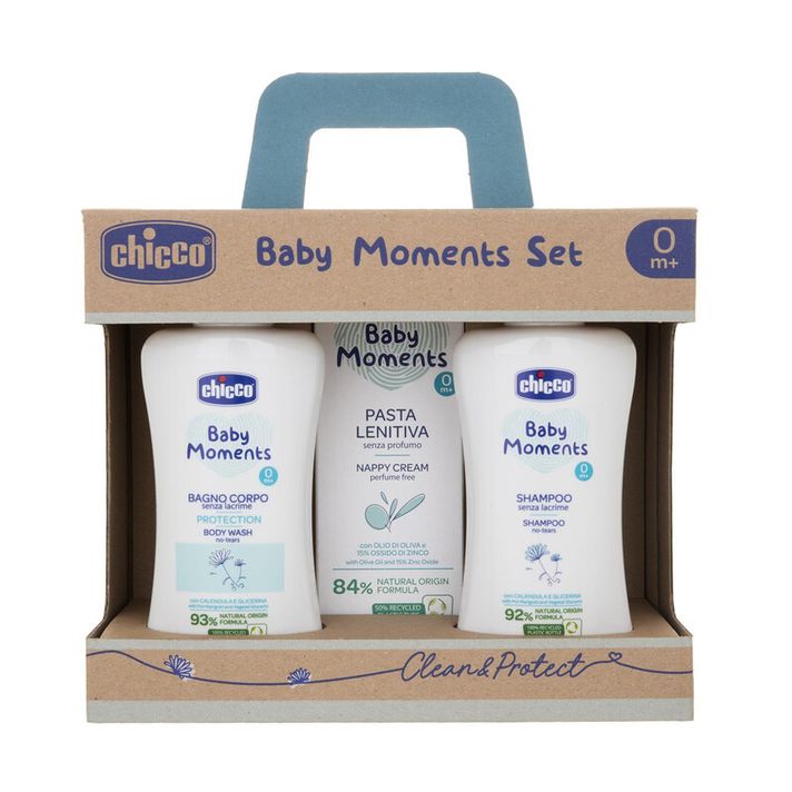 CHICCO - Set darčekový kozmetický Baby Moments 0m+
