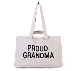 CHILDHOME - Cestovná taška Grandma Canvas Off White
