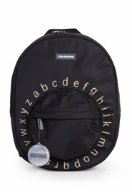 CHILDHOME - Detský batoh Kids School Backpack Black Gold