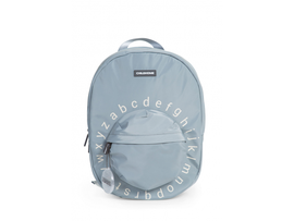 CHILDHOME - Detský batoh Kids School Backpack Grey Off White