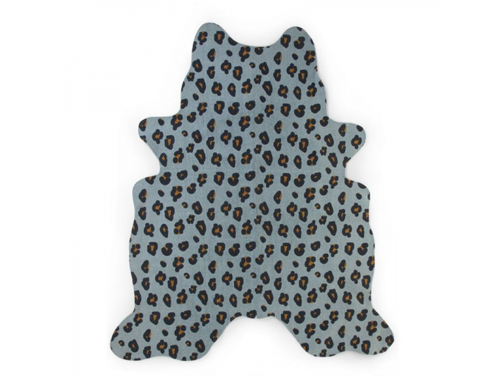 CHILDHOME - Koberec Leopard modrý 145x160 cm