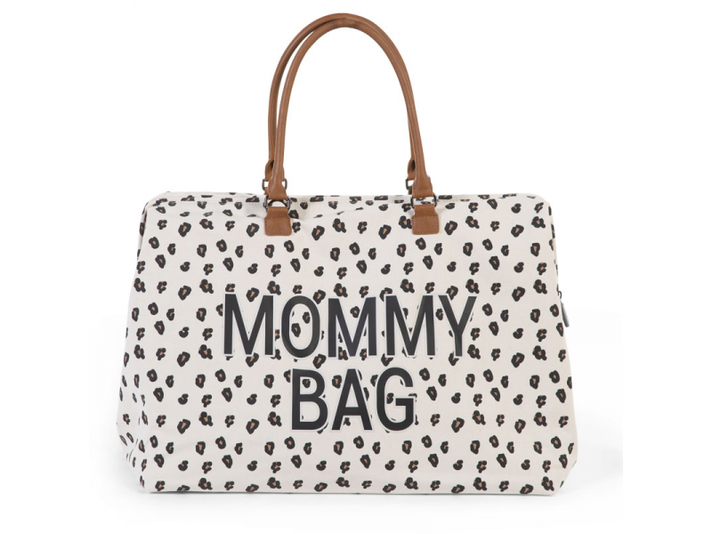 CHILDHOME - Prebaľovacia taška Mommy Bag Canvas Leopard
