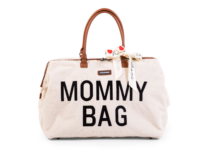 CHILDHOME - Prebaľovacia taška Mommy Bag Teddy Off White