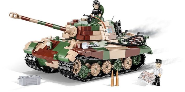 COBI - II WW Panzer VI Tiger Ausf. B Konigstiger, 1000 k, 2 f