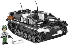 COBI - II WW Stug III Ausf F Flammpanzer 2v1, 1:35, 536 k, 1 f