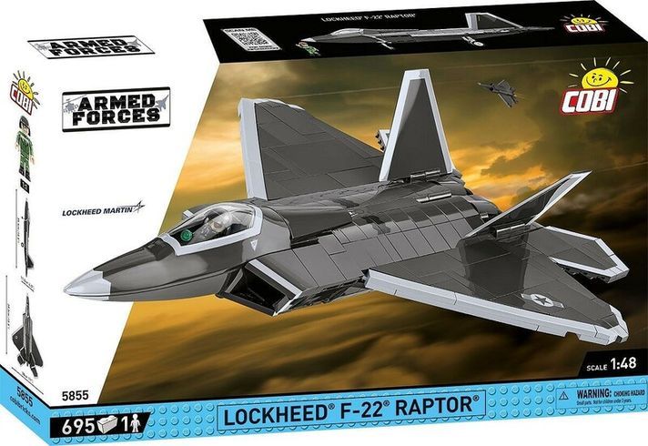 COBI - Lockheed F-22 Raptor, 1:48, 695 k, 1 f