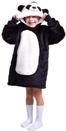 COZY NOXXIEZ - CH306 Panda - hrejivá televízna mikinová deka s kapucňou pre deti 3 - 6 rokov