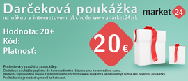 Darčeková poukážka - 20 EUR