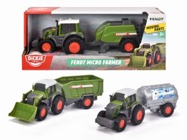 DICKIE - Traktor Fendt Micro Farmer, 18 cm, 3 druhy, Mix produktov