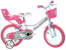 DINO BIKES - Detský bicykel 14" 144RL-HK2  Hello Kitty 2