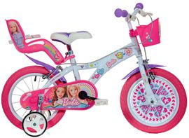 DINO BIKES - Detský bicykel 14" 614GBAF - Barbie 2022
