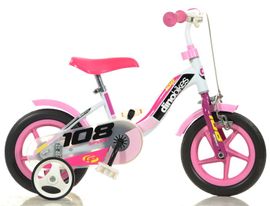 DINO BIKES - Detský bicykel Dino 108FLG - 10" Girl s brzdou