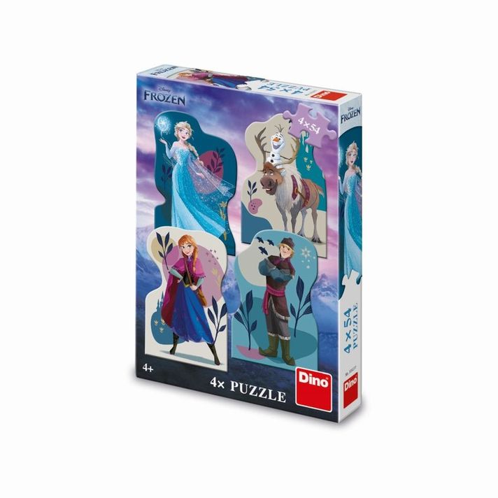 DINO - Frozen: Priateľstvo 4X54 Puzzle