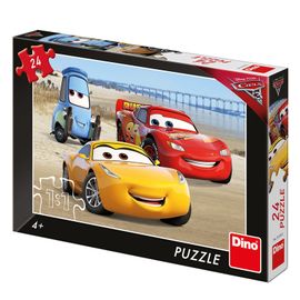 DINO - Walt Disney Cars 3: Na pláži 24 dielikov