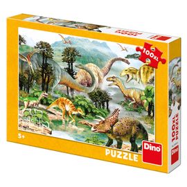 DINO - Život dinosaurov 100 dielikov XL