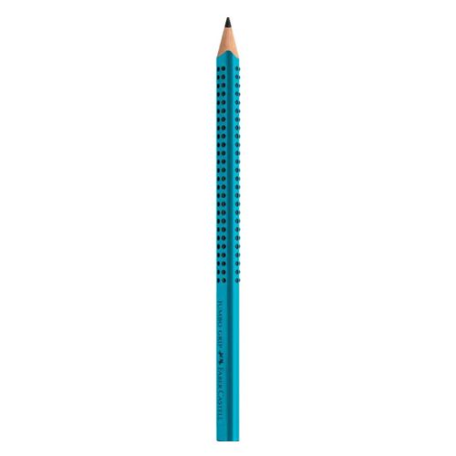 FABER CASTELL - Grafitová ceruzka Grip Jumbo B, tyrkysová