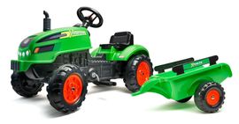 FALK - Šliapací traktor 2048AB X Tractor zelený s vlečkou