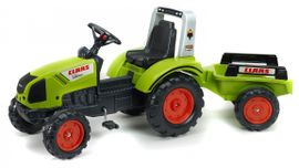FALK - Šliapací traktor1040AB Claas Arion 430 s vlečkou