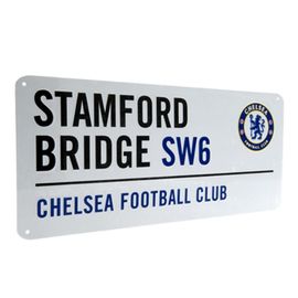 FOREVER COLLECTIBLES - Plechová tabuľa 40/18cm FC CHELSEA Street Sign