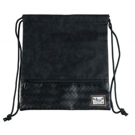 HASH - Luxusné koženkové vrecúško / taška na chrbát Black Angel, HS-341, 507020050