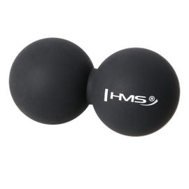 HMS - Dvojitá masážna lopta BLC02 čierna - Lacrosse Ball